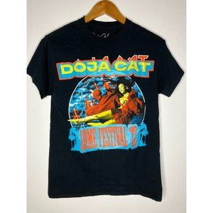 Doja Cat Coachella Some Festival 22 Women's Small Black T-Shirt